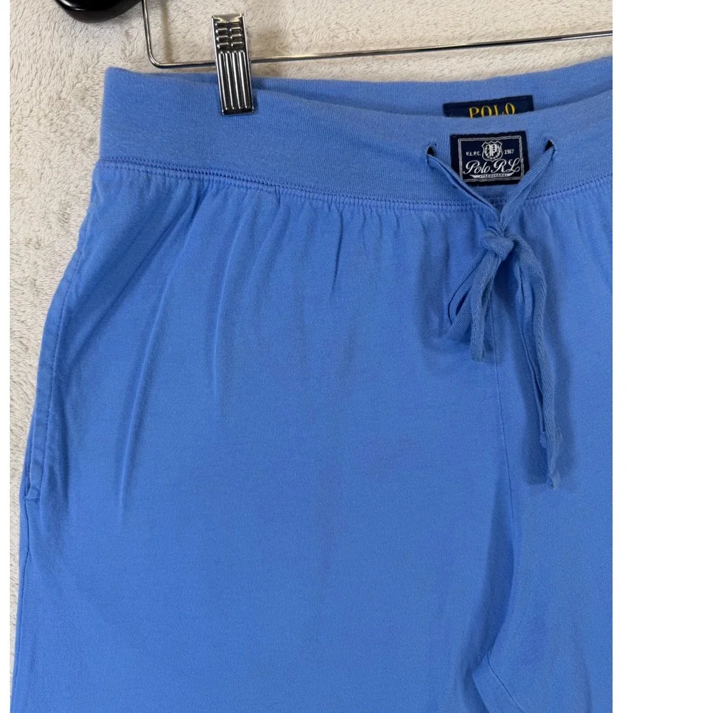 Polo Ralph Lauren Mens Blue Sleepwear  Shorts Drawstring Lounge Pajamas Large